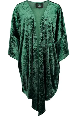 Killstar Gothic Cardigan - Wizard Of Oz - Emerald Envy Cover Up - XS 4XL - för Dam