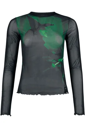Killstar Gothic Långärmad tröja - Wizard Of Oz - Truly Wicked Mesh Top - XS XXL - för Dam
