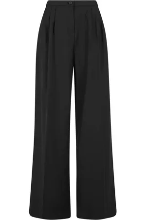 Urban classics Jeans - Ladies Wide Leg Pants - 27 32 - för Dam