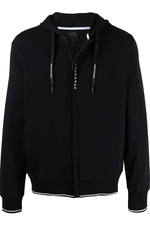 Armani Exchange Hoodie med logotyp
