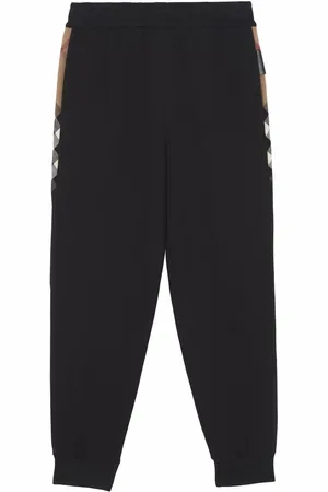 Burberry Stephan trackpants med vintagerutig detalj