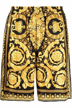 VERSACE Badshorts med tryck