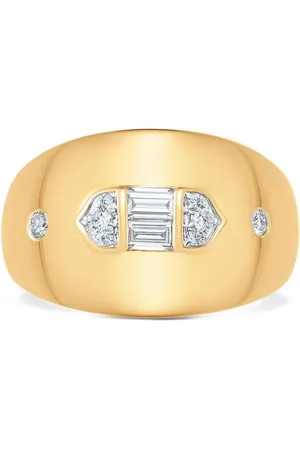 Sara Weinstock Aurora Taj klackring i 18K gult guld med diamant