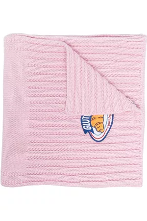 Opening Ceremony Embroidered-logo rib-knit scarf