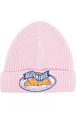 Opening Ceremony Croissant-patch ribbed beanie