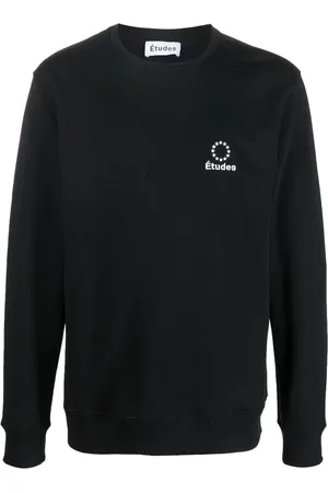 Etudes Sweatshirt med broderad logotyp