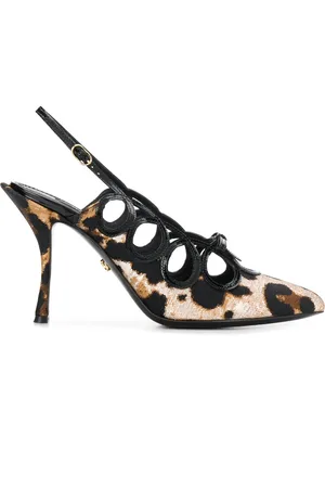 Dolce & Gabbana Leopardmönstrade slingback
