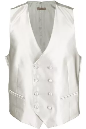 Lady Anne Double-breasted silk waistcoat