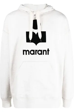 Isabel Marant Miley hoodie med logotyp