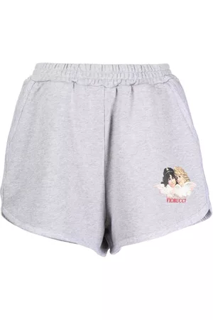Fiorucci Kvinna Träningsshorts - Träningsshorts med grafiskt tryck