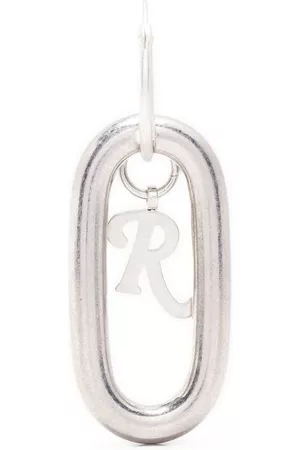 RAF SIMONS Örhängen - Logo-charm hoop earring