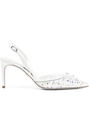 RENE CAOVILLA Utsmyckade slingback
