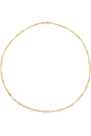 Marco Bicego Corcovado diamanthalsband i 18K gult och vitguld