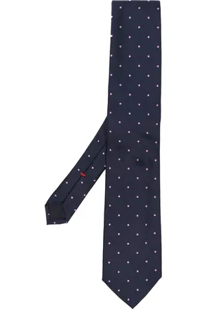 Lady Anne Man Slipsar - Polka-dot embroidery tie