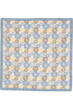 Lady Anne Man Sjalar - Floral-print silk scarf