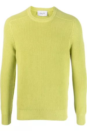 D4.0 Man Stickade tröjor - Purl-knit cotton jumper
