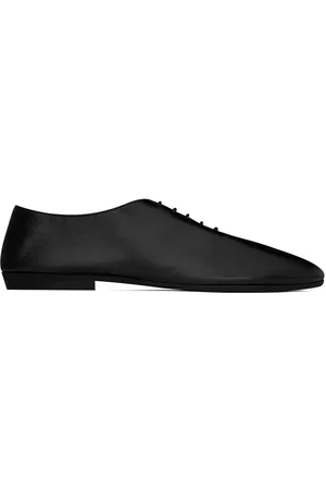 Saint Laurent Man Loafers - Richelieu Oxford-skor i läder