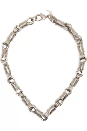RAF SIMONS Kedjehalsband - Knot links chain necklace