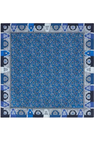 Etro Man Näsdukar - Paisley-print silk pocket square