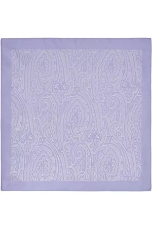 Etro Man Näsdukar - Paisley-print silk pocket square