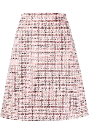 Paule Ka Kvinna Kjolar - High-waisted tweed skirt