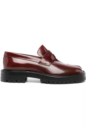 Maison Margiela Man Loafers - Tabi patent leather loafers