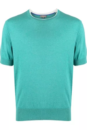 N.PEAL Man Stickade tröjor - Stickad t-shirt