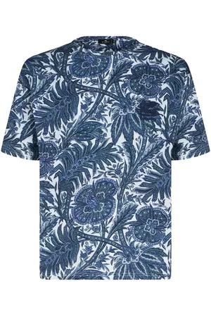 Etro Man T-shirts - T-shirt med grafiskt tryck