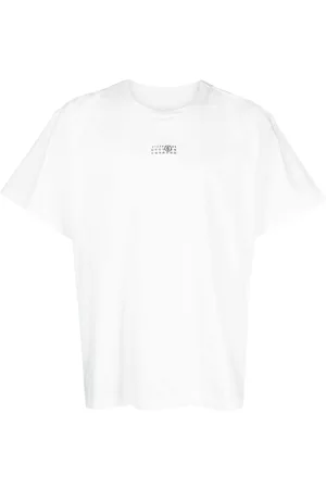Maison Margiela Man T-shirts - Logo-patch cotton T-shirt