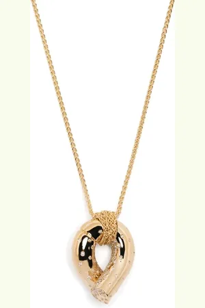 Tabayer Oera halsband i 18K gult guld med diamanthänge