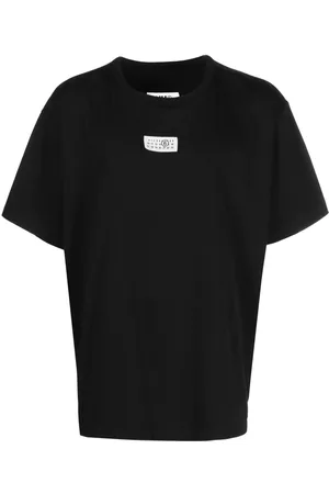 Maison Margiela Man T-shirts - Logo-patch cotton T-shirt