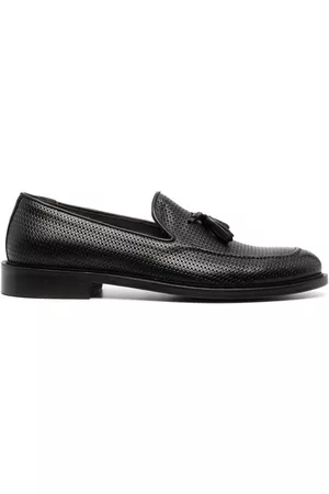 Pollini Man Loafers - Tassel-detail leather loafers