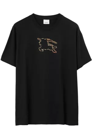 Burberry Man T-shirts - Equestrian Knight-print T-shirt