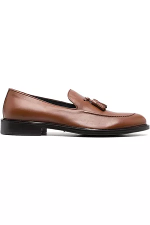 Pollini Man Loafers - 1920 leather moccasins