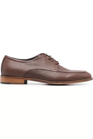 Pollini Man Loafers - Sacchetto leather Derby shoes