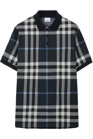 Burberry Man Pikétröjor - Tartan short-sleeved polo shirt