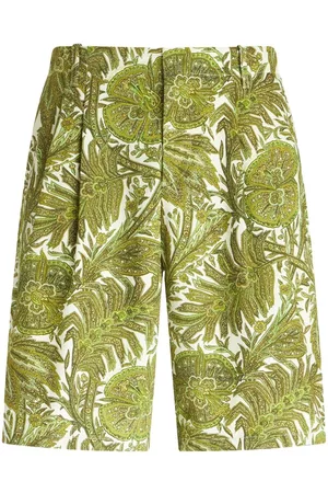 Etro Man Bermudashorts - Floral-print Bermuda shorts