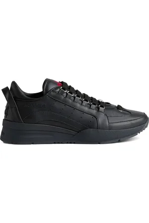 Dsquared2 Låga lädersneakers