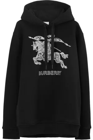 Burberry Man Hoodies - EKD hoodie med broderad logotyp