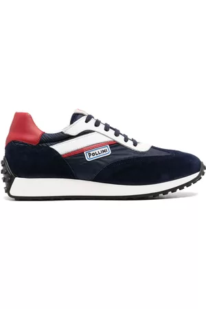 Pollini Man Sneakers - Hunter panelled low-top sneakers