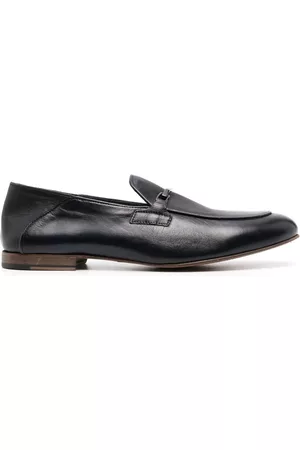 Pollini Man Loafers - Slip-on leather loafers