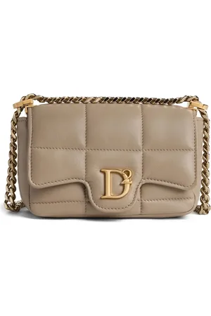 Dsquared2 Quiltad miniväska med logotypplakett