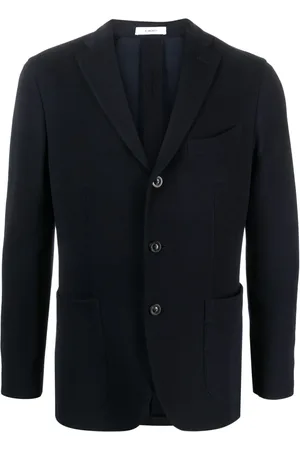 Boglioli Enkelknäppt stickad blazer