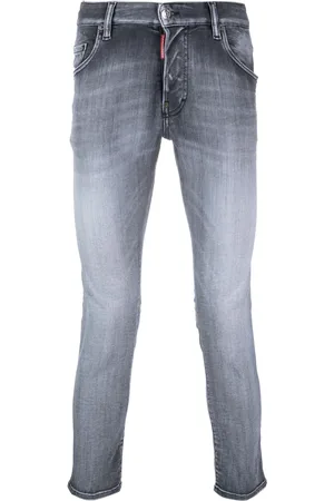 Dsquared2 Croppade jeans med låg midja