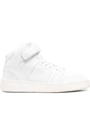 Saint Laurent Lädersneakers med logotyp