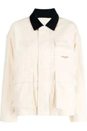 Street One cream white cord overshirt - Krämvit skjortjacka