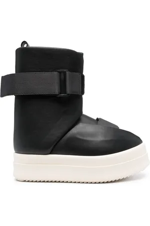 Rick Owens Läderstövletter med spänne