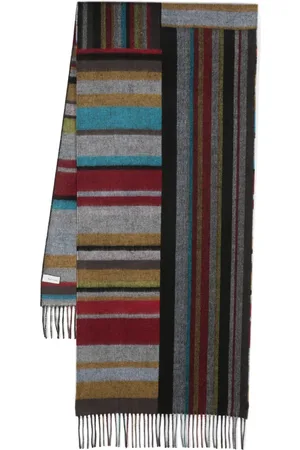 Paul Smith Randig sjal med fransar