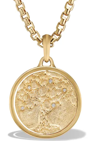 David Yurman Life and Death Duality amulett i 18K gult guld (30 mm)