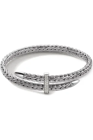 John Hardy Empire diamantarmband i sterlingsilver